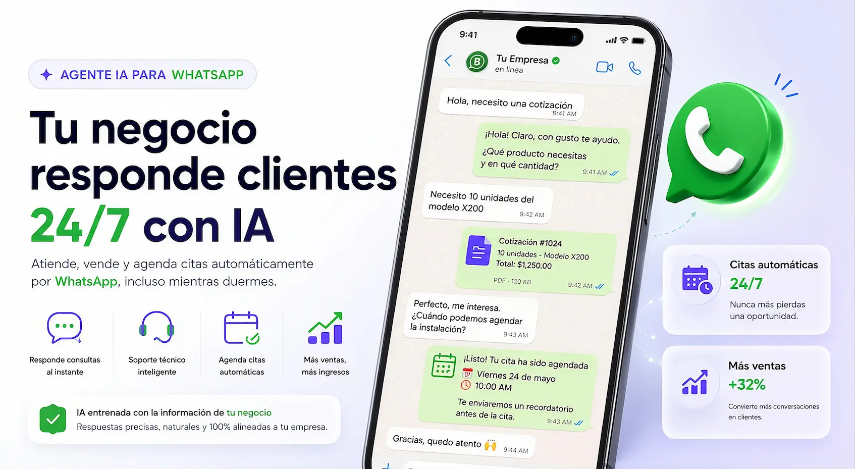 ChatBot con IA para WhatsApp